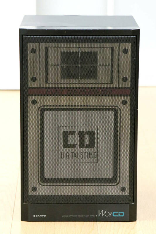 SANYO（サンヨー）DC-W07 CD SP　スピーカー片側のみ　動作確認済み　オーディオ機器　三洋電機　中古品