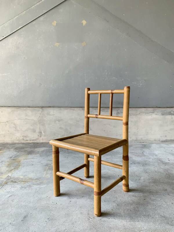 椅子　アジア　ヴィンテージ　竹　竹製　イス　古道具　インテリア　ディスプレイ　東南アジア　古家具　