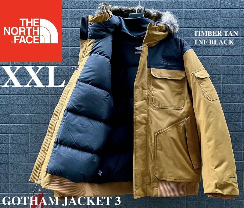 ◆モデル出品◆新品 XXL ノースフェイス ゴッサム パーカー付グースダウンジャケット550 ティンバータン The North Face GOTHAM 3 JKT-RTO 