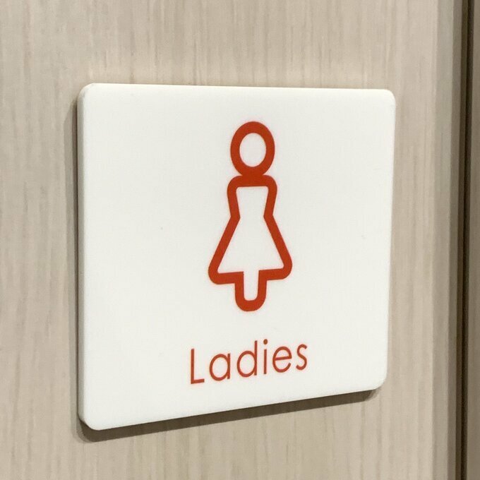 【送料無料】トイレサインプレート ladies 女性用 toilet お手洗い ドアサイン WC 男性用 MAN WOMAN