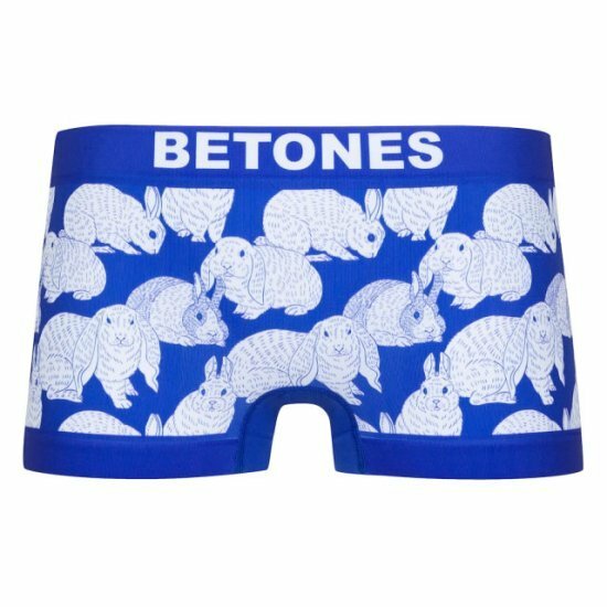 BETONES ビトーンズ 【TINO】 BLUE 新品正規品 レディース ボクサーパンツ 下着 フリーサイズ(郵便送料込み)