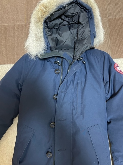 【新品同様】CANADA GOOSE JASPER PARKA NAVY カナダグース ジャスパー パーカー ネイビー ダウンジャケット　サイズXS