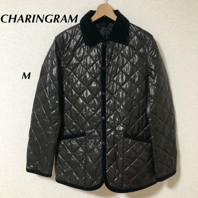 CHARINGRAM チャリングラム　中綿 キルティングジャケットコート ダークブラウン　メンズ