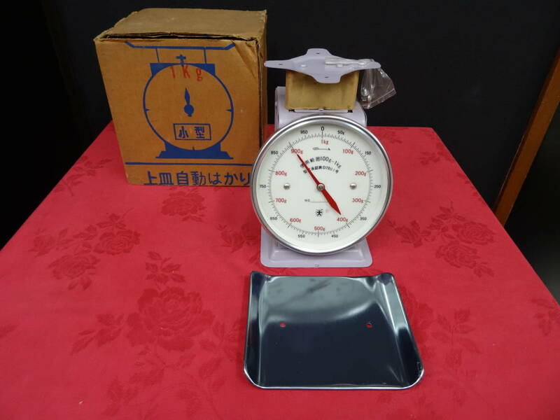 未使用　上皿秤 　はかり　関西衡機　計量器　精密計器　1kg　ekt2-21