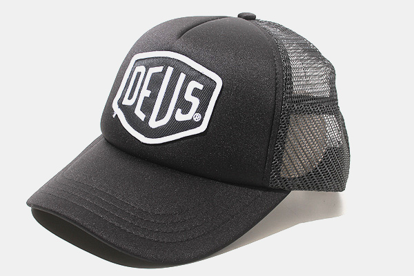 DEUS EX MACHINA デウスエクスマキナ BAYLANDS TRUCKER CAP トラッカー メッシュキャップ 帽子 FREE BLACK ブラック /◆ メンズ