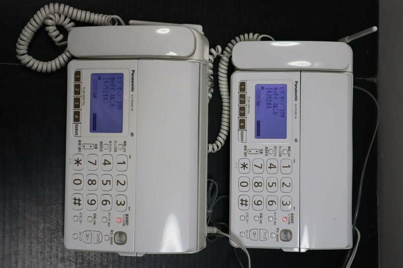 CB9145 n L 2台セット Panasonic/パナソニック/パーソナルファックス 電話機 KX-PD303DL