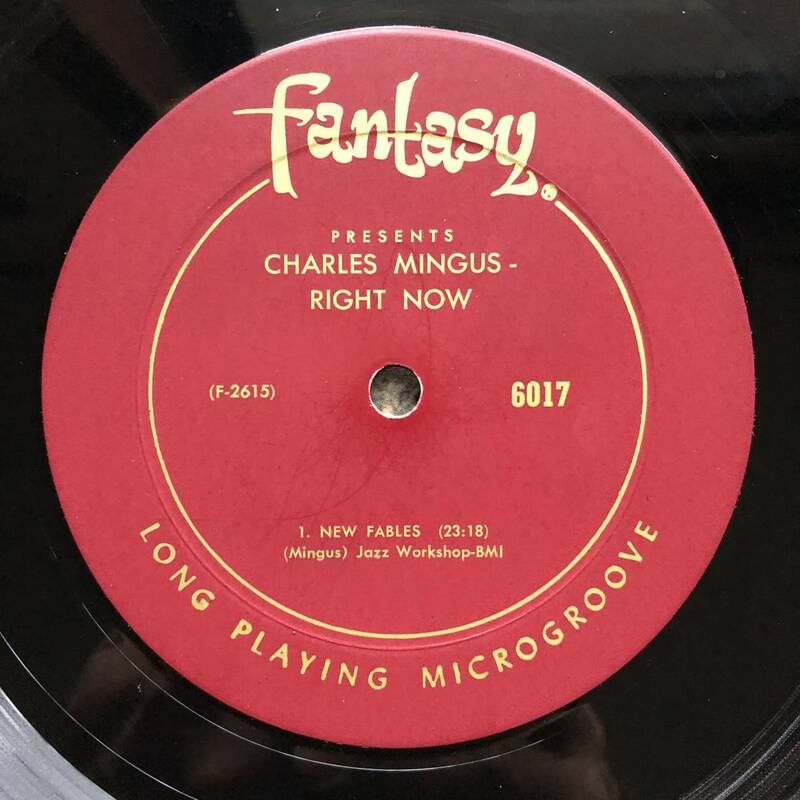 Charles Mingus / Right Now / 有楽町ママ放出品