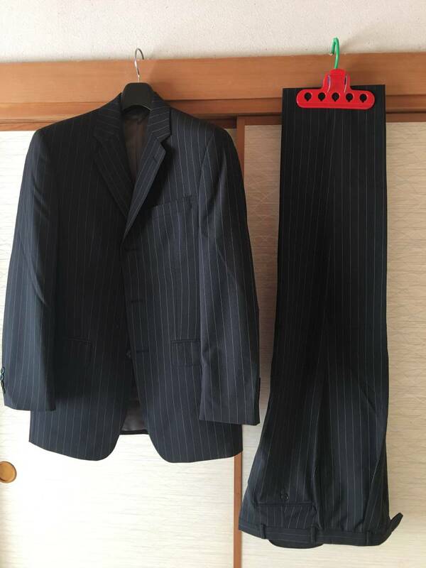 ●Calvin klein シングルスーツ上下セット(カナダ製) グレー サイズ不明