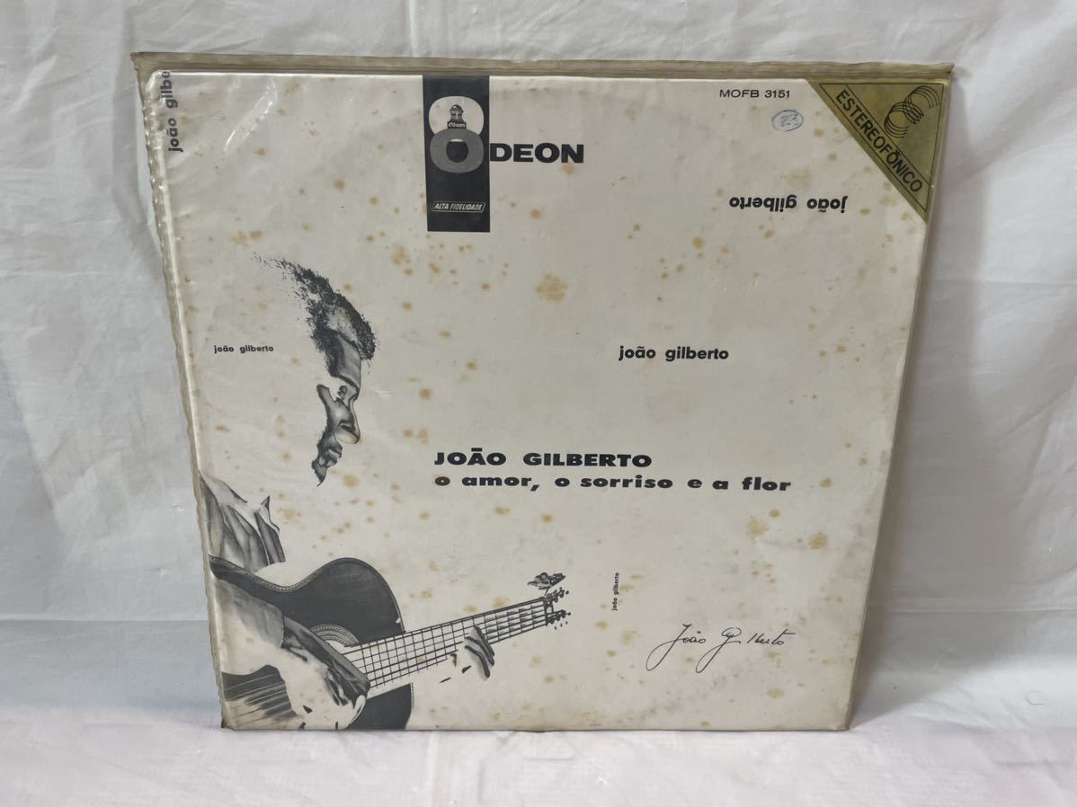 ●B509●LP レコード JOAO GILBERTO O AMOR O SORRISO E A FLOR ブラジル盤 ジョアン・ジルベルト
