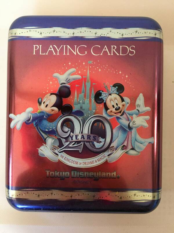 〇B211〇未使用 トランプ 東京ディズニーランド Tokyo Disneyland 20周年限定品 20YEARS 20th Anniversary ミッキー ミニー