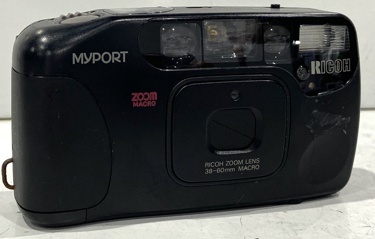 221214C☆ RICOH MYPORT ZOOM mini P ZOOM LENS38-60mm MACROコンパクトフィルムカメラ ♪配送方法＝おてがる配送宅急便(EAZY)♪