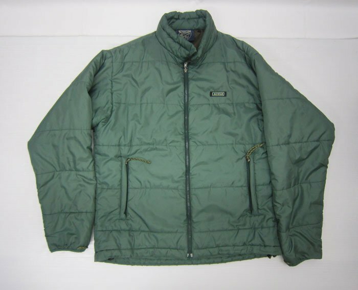 AIGLE エーグル 化繊中綿ジャケット 青緑 サイズL 8504-48400 化繊綿 インサレーション synthetic fiber insulated jacket