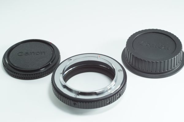 PH032『キレイ』CANON FD-EOS MACRO LENS CONVERTER 純正品 EOS一眼レフカメラにFDマウントマクロレンズを装着するマウントアダプター