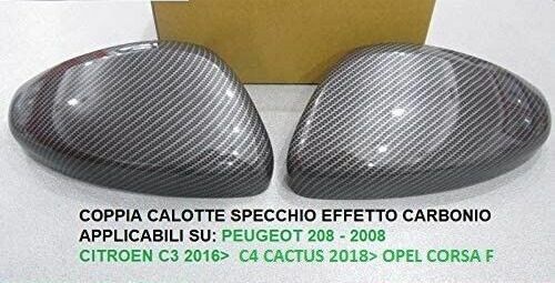 ★送料無料★Opel CORSA Mirror Covers Cap Carbon オペル コルサ ミラー カバー ミラーキャップカバー カーボン