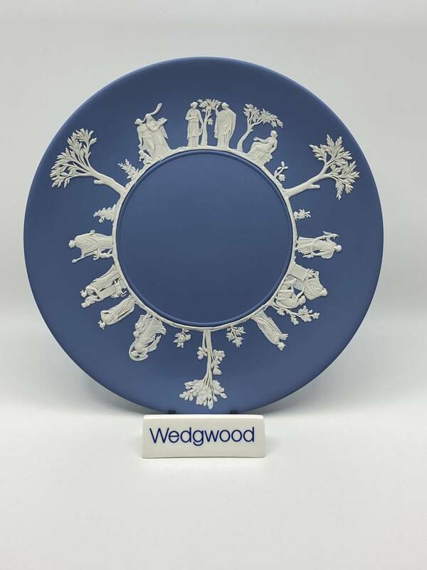 WEDGWOOD ウェッジウッド JASPERWARE Large 24cm Ornamental Plate ジャスパーウェア 24cm 大飾り皿 *L127