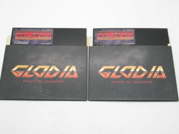 R 4-10 レトロ PCゲーム ソフト GLODIA BIBLE MASTER PC-9801対応 5.0インチ FD グローディア 1993 システムディスク データーディスク