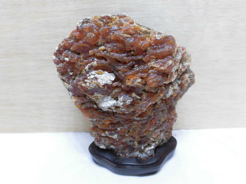 赤メノーウ石（ゲンコツ形）北海道、枝幸産