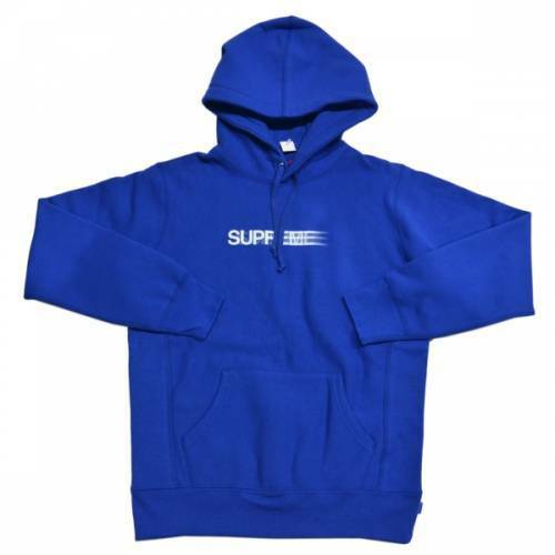 SUPREME シュプリーム　Motion Logo Hooded Sweatshirt パーカー 16ss ブルー S R2A-167102