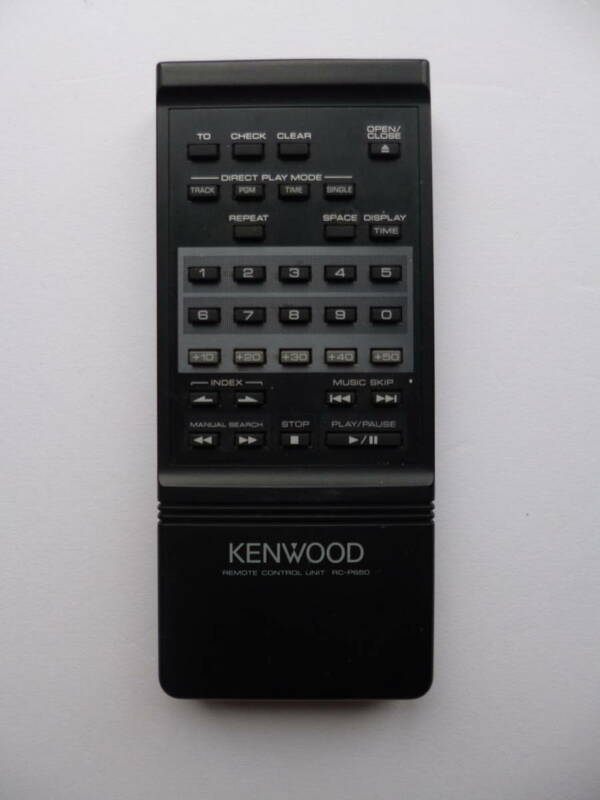 ★☆即決★13-k 除菌・簡易清掃済　KENWOOD AUDIO リモコン　RC-P650　赤外線発光確認済☆★