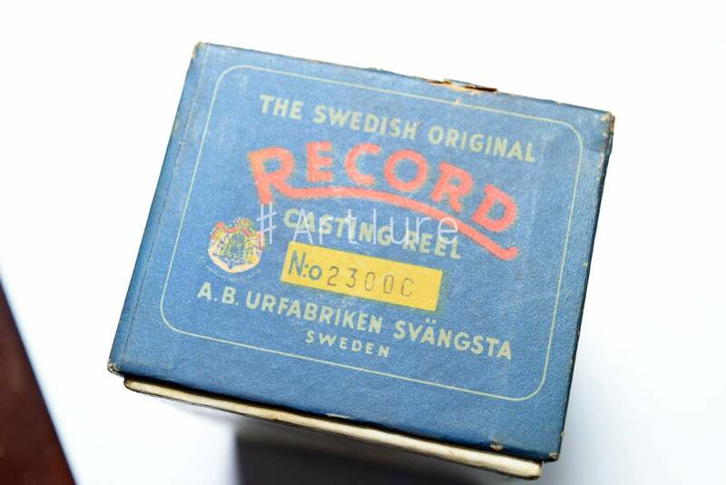 OLD ABU RECORD 2300C ORIGINAL BOX SWEDEN SVANGSTA (Y544-464)アブ　レコード　箱　布袋付き