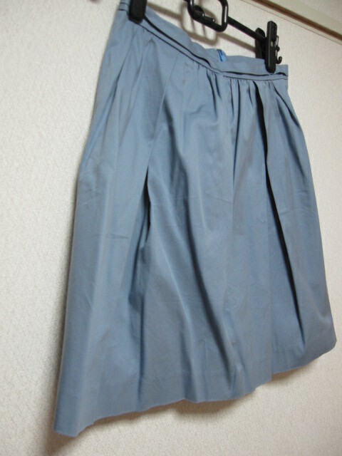 トゥモローランド　コレクション　コットン素材スカート　サイズ36　青系
