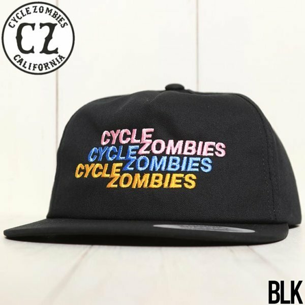 スナップバックキャップ Cycle Zombies サイクルゾンビーズ MUTED SNAPBACK HAT CZ-USTB016 BLK