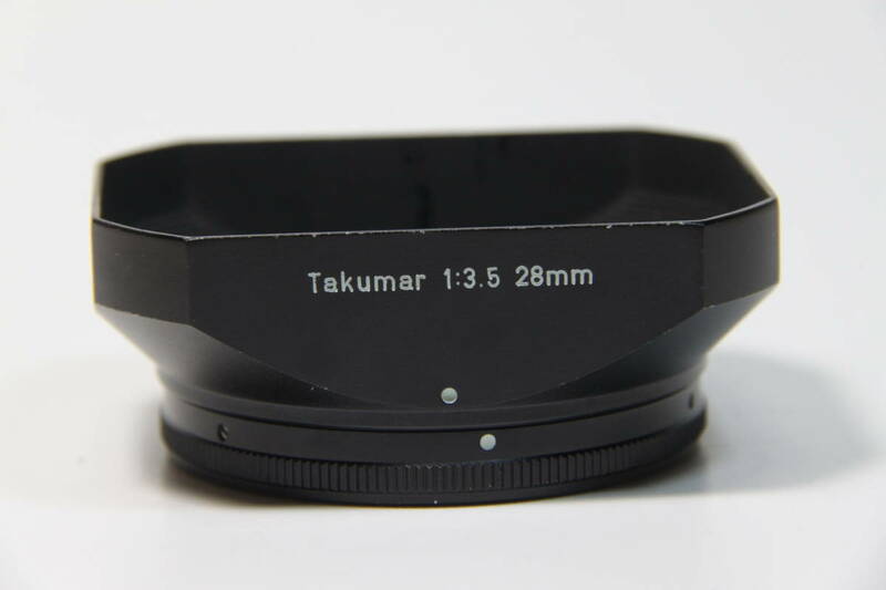 home4-1《送料無料 外観△使用◎》 Super Takumar 28mm F3.5 SMC Takumar 28mm F3.5 ペンタックス 金属製角型レンズフード