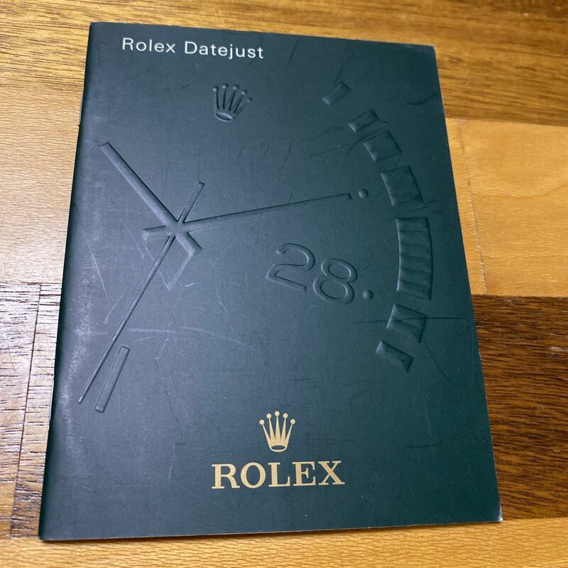 2851【希少必見】ロレックス デイトジャスト 冊子 ROLEX DATEJUST 2003年度版 定形94円発送可能