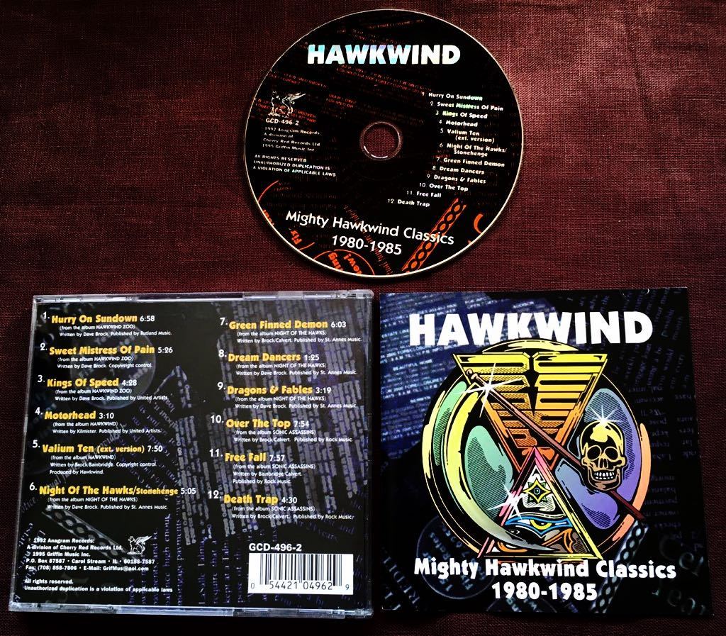 ホークウインド/HAWKWIND/プログレ/スペース・ロック/ハード・ロック/サイケ/アングラ/アナログシンセ効果音/実験サウンド/貴重音源1980-85