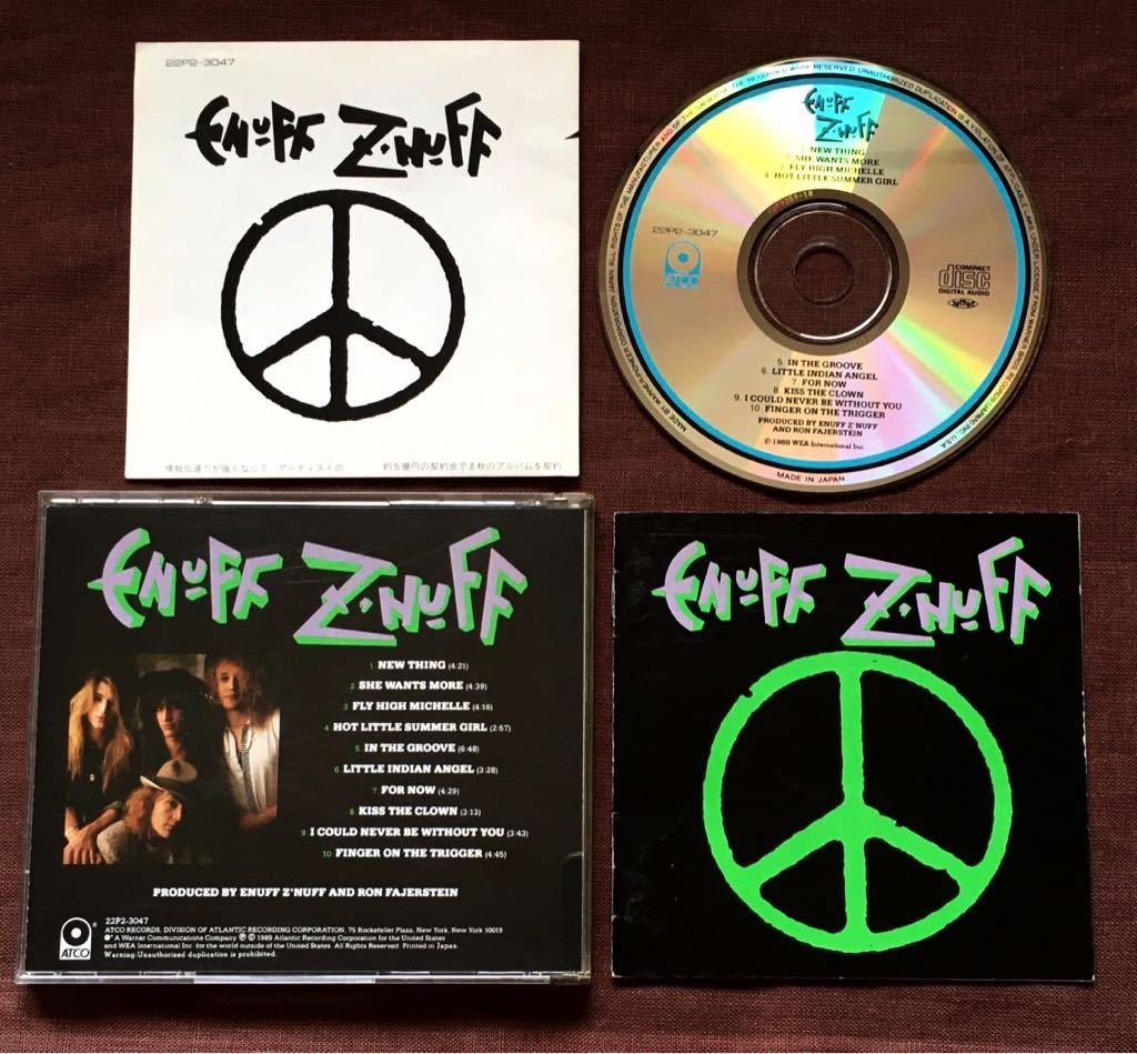 イナフ・ズナフ/チップ・ズナフ/ENUFF Z’NUFF/アメリカン・ハード・ロック/パワー・ポップ/デレク・フリゴ/ヴィッキー・フォックス国内盤