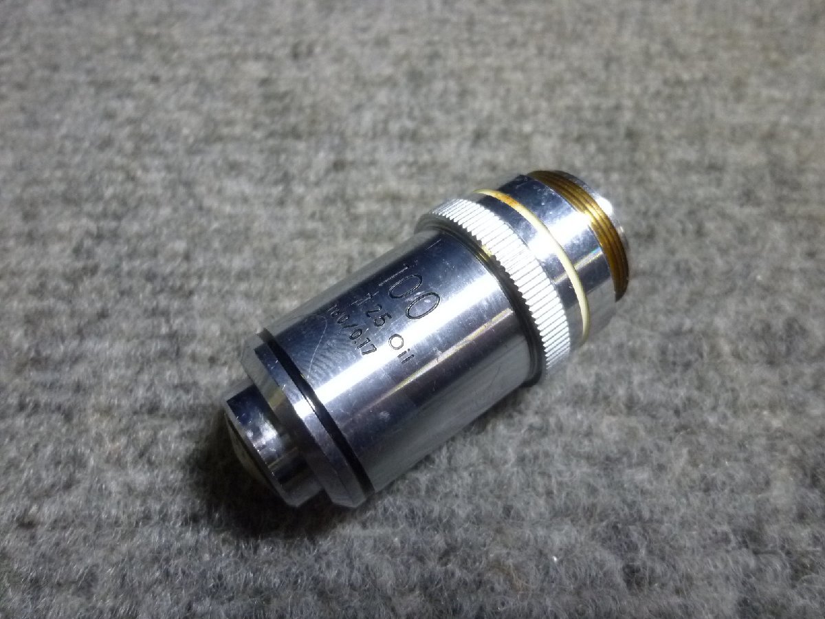 ▲ Nikon ニコン 100 1.25 Oil 160/0.17 顕微鏡 対物レンズ ▲ 71