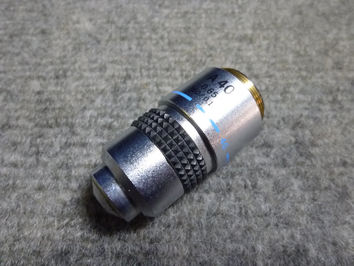 ▲ OLYMPUS オリンパス A 40 0.65 160/0.17 顕微鏡 対物レンズ ▲ 40 ②