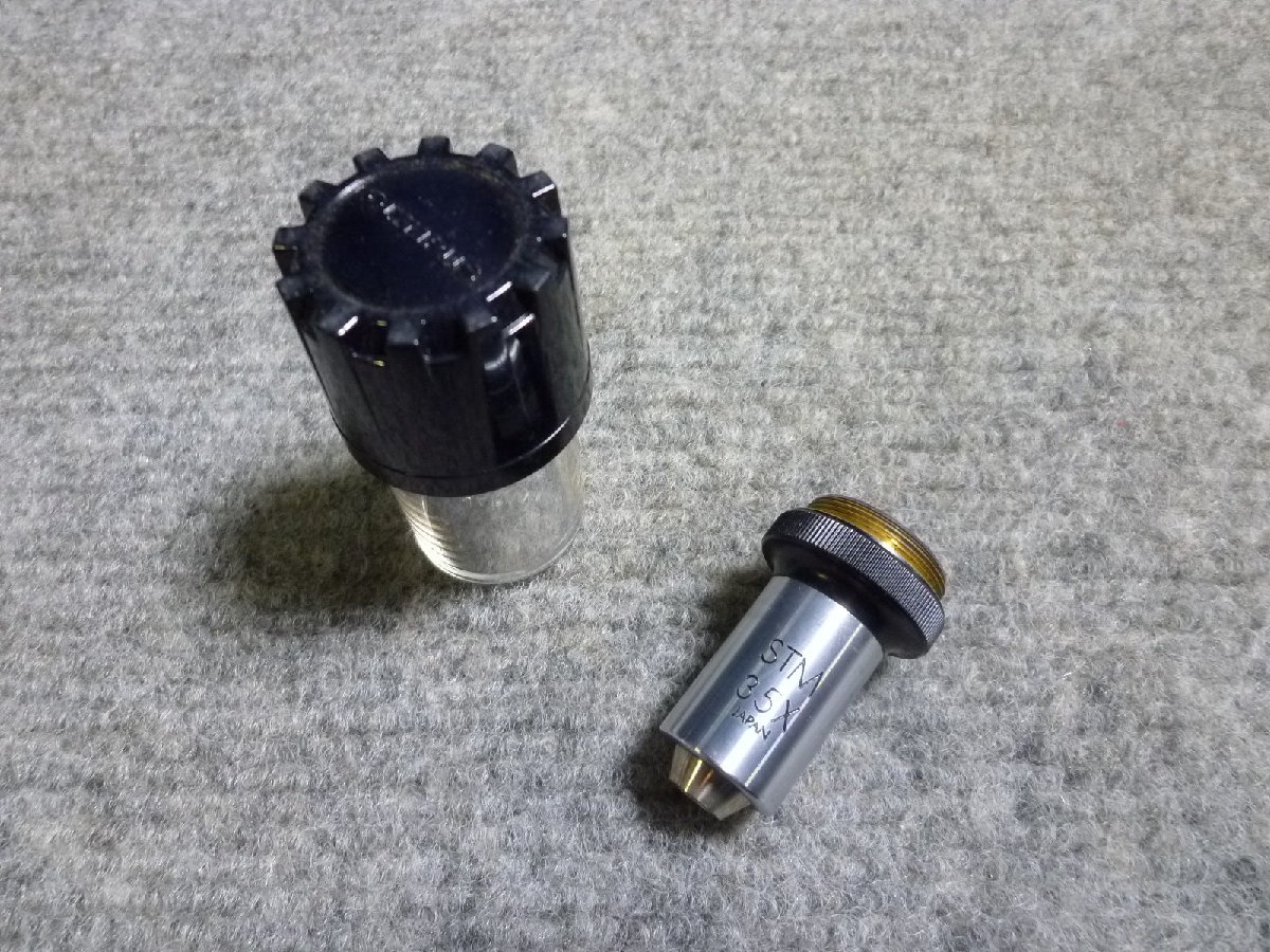 ▲ OLYMPUS オリンパス STM 35× ケース付き 顕微鏡 対物レンズ ▲ 96