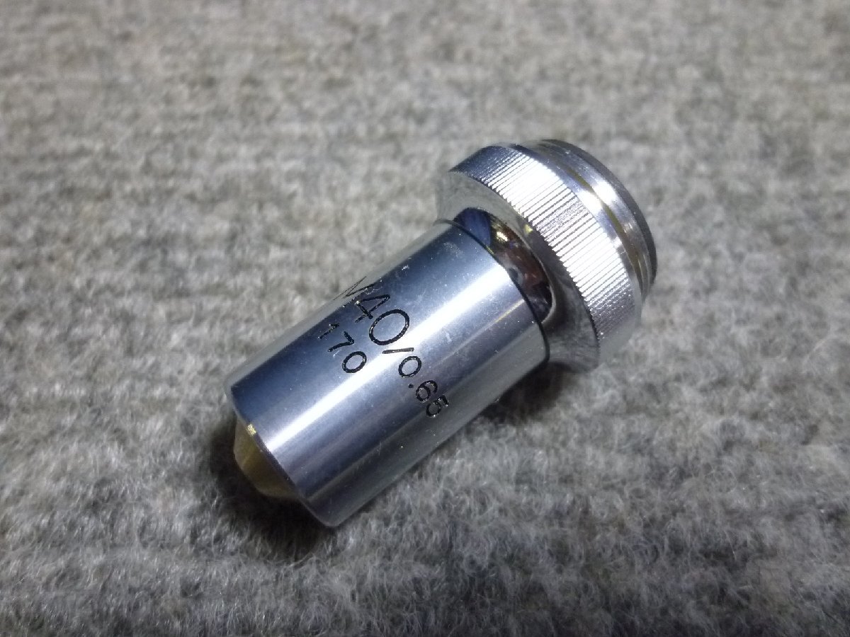 ▲ UNION ? ユニオン ? M40/0.65 170 顕微鏡 対物レンズ ▲ 84