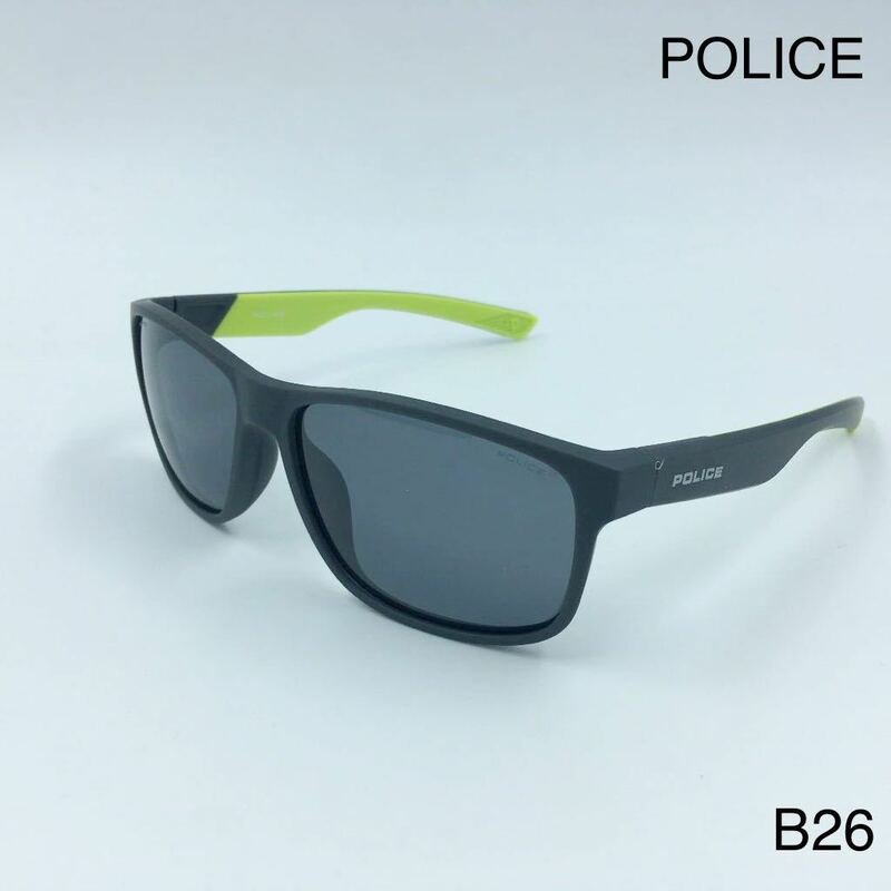 ポリス　偏光サングラス　POLICE SPLC43I I34P ケース付き　スポーツサングラス 新品未使用　紫外線カット　マットスモーク