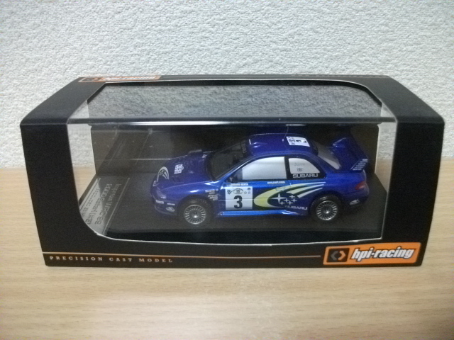◇【発送は土日のみ】1/43　hpi-racing　インプレッサ　WRC'99　(#3) 2000 Safari◇