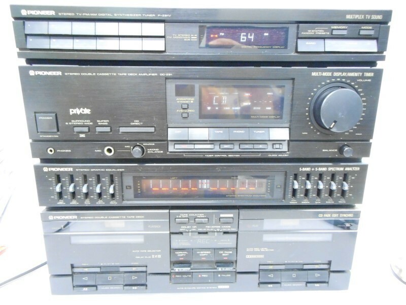 Pioneer F-Z91V DC-Z91 STEREO GRAPHIC EQUALIZER STEREO DOUBLE CASSETTE TAPE DECK