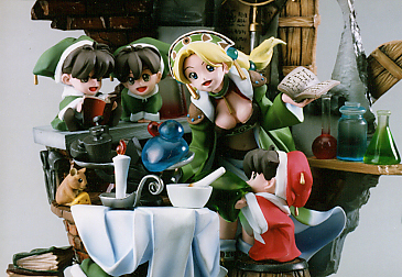 マリーのアトリエ　プレイセット　海洋堂 1/8　絶版ガレージキット　