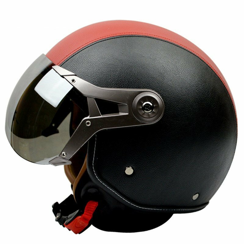 TZX653★GXT バイクヘルメット ハーフ ヘルメット ジェットヘルメット 半帽ヘルメット 夏用軽便 通気 パイロット レンズ付き 6色