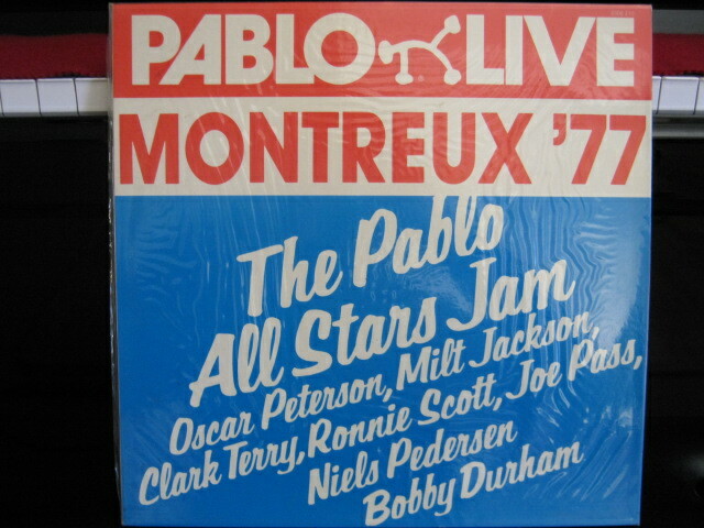 【LPレコード】オスカーピーターソン ミルトジャクソン クラークテリ ALL STAR モントルー’77 PABLOオリジナル版