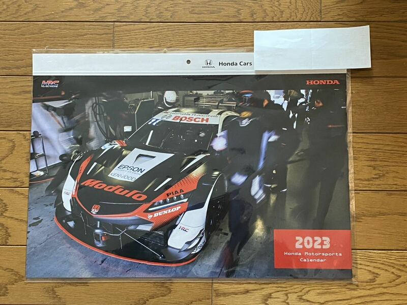 ホンダ　壁掛けカレンダー ２０２３年　HRC モータースポーツカレンダー　HONDAカレンダー