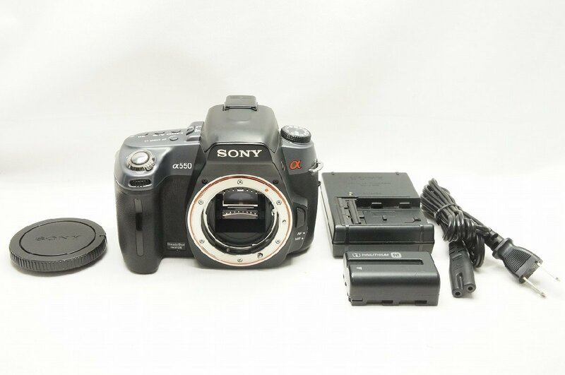 【アルプスカメラ】SONY ソニー α550 ボディ DSLR-A550 デジタル一眼レフカメラ 221207c