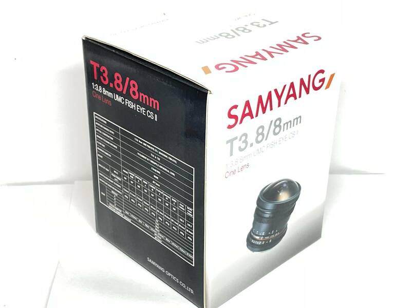 新品未使用品 SAMYANG 8mm T3.8 UMC FISH EYE CS Ⅱ ニコン