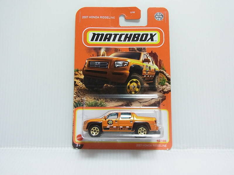 US版 MATCHBOX 2007 HONDA RIDGELINE ORANGE ホンダ リッジライン