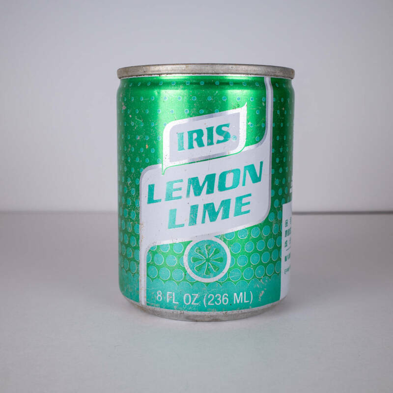 レトロ IRIS LEMON LIME 缶　レモンライム　レア