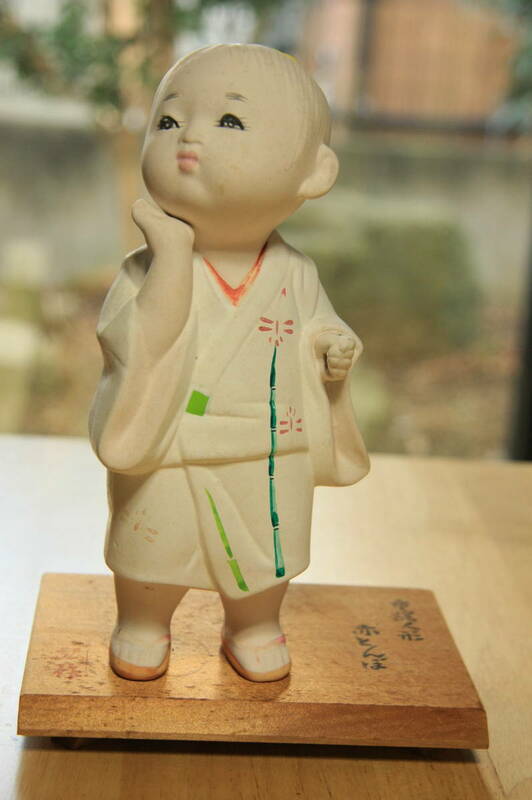 陶器　日本人形　童謡人形　赤とんぼ