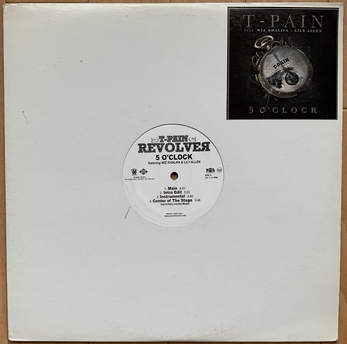 【2011年 US盤】T-Pain Feat. Wiz Khalifa & Lily Allen / 5 O'Clock 他全8曲 (Bei Maejor、R. Kelly 、Ne-Yo、Lil Wayne)