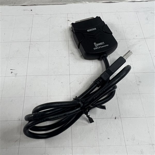 IO DATA i・CONNECT USB2.0変換ケーブル USB2-iCN/黒ブラック 定形外送料無料