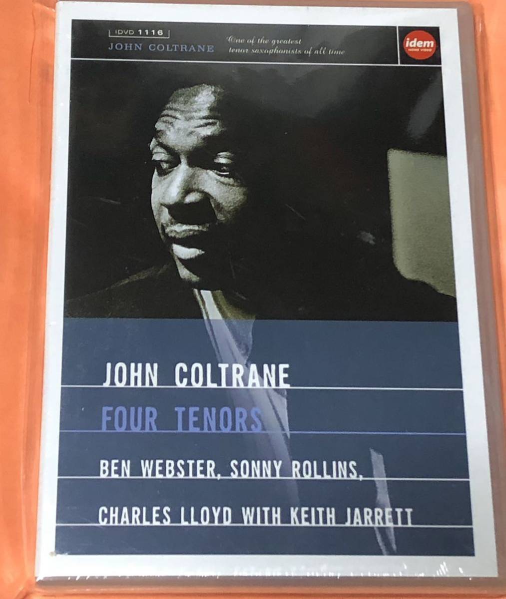 未開封新品JOHN COLTRANE「FOUR TENORS」ベン・ウェブスター/ソニー・ロリンズ/チャールズ・ロイド　ライブDVD