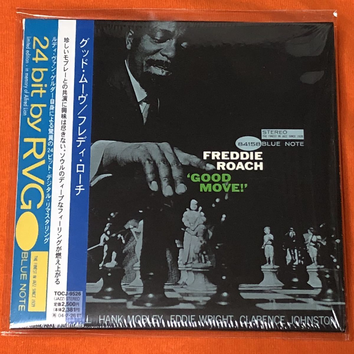 激レア！ブルーノート紙ジャケ★フレディ・ローチFREDDIE ROACH「グッドムーヴ」シュリンク付　オマケ付